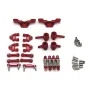 Upgraded Metal Parts Set Steering Cup Rear Wheel Seat Suspension Arm Upper Linkage Rod Shock Absorber for Wltoys 284131 284010 284161 K989 K969 1/28 RC Cars Vehicles Models Accessories
