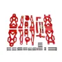 Upgraded Metal Accessories Front And Rear Upper And Lower Swing Arms Steering Cup Rear Axle Cup For SCY 1/16 16101 JJRC Q130A Q130B Q141 RC Car Parts