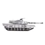 Heng Long 3918-1 7.0 US M1A2 1/16 2.4G RC Tank Pertempuran Peluncuran Inframerah RTR Kendaraan Mainan Suara Asap Model