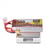 ZOP Power 22.2V 3300mAh 100C 6S Lipo Battery XT60 Plug for RC Racing Drone