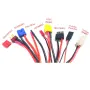 9 in 1 multifunksionele laaier 4.0mm piesangadapter aansluiting prop T Tamiya Futaba TRX 'XT60 EC3 JST draad