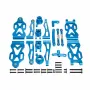 Upgraded Metal Accessories Front And Rear Upper And Lower Swing Arms Steering Cup Rear Axle Cup For SCY 1/16 16101 JJRC Q130A Q130B Q141 RC Car Parts
