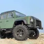 AUSTARHOBBY AXX6 RTR 6X6 1/10 2.4G 6WD RC Mobil untuk Land Rover untuk Defender Rock Crawler Off-Road Climbing Truk Lampu LED Logam Gigi Kendaraan Model Mainan