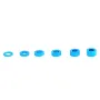 24PCS M3 Aluminum Alloy Flat Gasket Set for Tamiya 53539 TT02 TT01 XV01 XV02 RC Car Parts