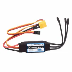 SUNNYSKY X Seri 40A 2-4S Brushless ESC ak 5V / 3A BEC 3.5mm XT60 Plog pou avyon RC