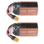 [EU/USA Direct]2 PCS ISDT BattAir 2nd Gen 22.2V 1300mAh 80C 6S Smart LiPo Battery XT60 Plug Wireless APP Control Compatible with SpeedyBee Master 5 V2/GEPRC MARK5/DarwinFPV CineApe35/BETAFPV Pavo35/iFlight Nazgul5 FPV Racing Drones