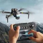 XKJ KAI TWO 249g GPS 5G WiFi FPV 4K ESC HD Çift Kamera 3 Eksenli Mekanik Gimbal 5.6\ Dokunmatik LCD Ekran Kontrol Cihazı 360¡ã Engellerden Kaçınma Fırçasız Katlanabilir RC Drone Quadcopter RT