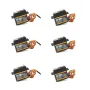 6 PCS Emax ES3054 17g 3.5kg 0.13sec Metal Gear Digital Servo Untuk Pesawat RC (ES3154 Versi Upgrade)