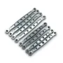 8PCS Upgraded Metal Linkage Rods Front Rear for MN128 MN86S G500 1/12 RC Car Vehicles Models Spare Accessories