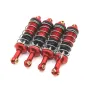 4 pcs Peredam Kejut Oli Logam yang Ditingkatkan Untuk MJX 1/14 14301 14302 14303 Suku Cadang Mobil RC