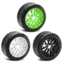 4PCS Wheel Hub Rubber Tires for 1/8 ARRMA 1/7 Infraction 6S F1 Limitless RC Car Vehicle Models Parts D266