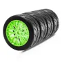 4PCS Wheel Hub Rubber Tires for 1/8 ARRMA 1/7 Infraction 6S F1 Limitless RC Car Vehicle Models Parts D266