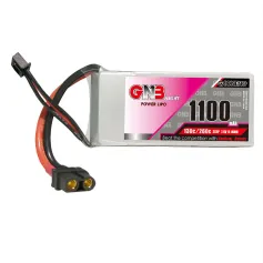 GNB GAONENG 7.4V 1100mAh 130C 2S LiPo Battery XT60 Plug for RC Drone