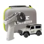 LDARC R01 1/64 2.4G RWD RC Car Micro Rock Crawler Mini Climbing Truck LED Light 3 Speed Off-Road Vehicles Models Remote Control Racing Full Proportional Toys 60 Minutes Working Time