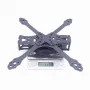 STEELE 5 220mm Wheelbase 5mm Arm Thickness Carbon Fiber X Type 5 Inch Freestyle Frame Kit Support Caddx Vista HD System for RC Drone FPV Racing