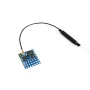 Receptor PWM Matek Systems ELRS-R24-P6 R24-P6 ExpressLRS 2,4 GHz com suporte para antena, sensor de voltagem VBat de 2 a 8 segundos para drone de corrida FPV RC