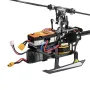 Eachine & YXZNRC F180 V2 6CH 3D6G System Dual Brushless Direct Drive Motor Flybarless RC Helicopter BNF Compatible with FUTABA S-FHSS