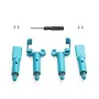 Spring Heightened Extended Landing Gear Skid Shock Absorber Leg Tripod with Propeller Props Blade Set for SJRC F22 / F22S 4K PRO RC Drone Quadcopter