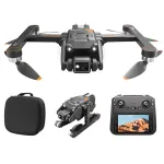 PJC RG700 PRO GPS 5G WiFi FPV with 5.9inch LCD Screen Controller 180° Electrically Adjustable HD Dual Camera 360° Obstacle Avoidance Brushless Foldable RC Drone Quadcopter RTF