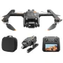 PJC RG700 PRO GPS 5G WiFi FPV con schermo LCD da 5,9 pollici Controller Doppia telecamera HD regolabile elettricamente a 180° Evitamento ostacoli a 360° Drone RC pieghevole senza spazzole Quadricottero R