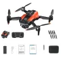 JJRC X26 GPS 5G WiFi FPV with 720P ESC HD Dual Camera 360° Obstacle Avoidance Optical Flow Positioning Brushless Foldable RC Drone Quadcopter RTF