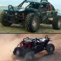 SG PINCONE FOREST 1001SE 1/10 2.4G 4WD 60 км/ч Безчетков RC автомобил Пустинен камион ESP жироскоп LED светлина Офроуд камион за катерене Метална предавка Hobbywing ESC превозни средства Модели играчки
