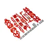 Upgraded Metal Accessories Front And Rear Upper And Lower Swing Arms Steering Cup Rear Axle Cup For SCY 1/16 16101 JJRC Q130A Q130B Q141 RC Car Parts