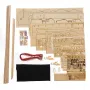 Kit Model Kapal Kayu Rakitan Tangan DIY Edisi Black Pearl Ship 2024