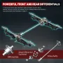 SMRC 1213 PRO RTR 1/14 2.4G 4WD 55km/h Brushless RC Car Full Proportional LED Light Vehicles Models Metal Diff Drive Shaft Gears Toys