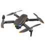 ZHENG FEI TOYS F168 Três Câmeras WiFi FPV com 3 Lentes HD Dual Servo Gimbal 360º Obstáculo Evitação Posicionamento de Fluxo Óptico Sem Escovas Dobrável RC Drone Quadricóptero RT