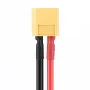 22cm 12/14AWG XT60 Male Plug to 4.0mm Banana Plug Silicone Cable for B6AC Charger