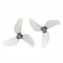 6 par GEMFAN 1219S 1219 31 mm 1,2 tums 3-bladspropeller PC 0,8 mm / 1 mm hål för 0703-1103 / kärnlös motor