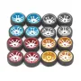 1/28 Metal Wheel Hub Two Narrow and Two Widen Tires RC Car Vehicle For Wltoys 284131 Models Parts