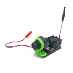 EWRF 5.8G 48CH 1W VTX Camera CMOS 1000TVL Image Transmission Adjustable 300/600/1000mW Need 2-4S Power for RC Drones