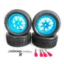 4PCS Upgrade Larger 75mm/82mm Tires Wheels Metal Rims 12mm Hex for Wltoys 144001 144010 124018 124019 RC Car Vehicles Parts
