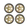 4pcs HBX 2188A 2195 1/18 4WD RC Car Wheel Tire Black 88172 Glod 88173 Parts