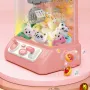 Kinderen Kleine Mini DIY Elektrische Klauwmachine Clip Klem Poppenvanger Klauw Draai Ei Verlichting Muziek Geluid Spelconsole Cadeau Speelgoed Beperkte Tijdsmodus