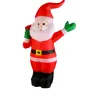 D020 2.4G RC Car Santa Claus Merry Christmas Electric Remote Control One Key Inflatable Sound Music 360° Turning Rechargeable Vehicles Models Toys