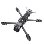 HSKRC MAK6 ชุดเฟรมคาร์บอนไฟเบอร์ฐานล้อ 260 มม. แขน 5 มม. ขนาด 6 นิ้ว สำหรับโดรนแข่ง FPV ระยะไกลแบบ DIY