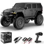 Volantexrc EXHOBBY 787-1 İki Pil RTR 1/24 2.4G 4WD RC Araba Kaya Tırmanma Aracı LED Işık Arazi Tırmanma Canavar Kamyon Araçlar Modeller Oyuncaklar