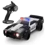SG Pincone Forest SG1614 1/16 2.4G 4WD Police Drift RC Car avec Demon Angel Eye Light RTR 35KM/H High Speed Vehicle Models Full Proporcual Control