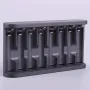 Carregador de bateria ISDT A8 Air com 8 compartimentos AA e AAA, carregador inteligente de bateria com máx. 27 W de operação sem fio para bateria recarregável 10500 12500 Ni-MH/CD LiHV LiFePO4, entrada USB C