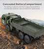 JJRC Q75 1/16 2.4G 6WD RC Car Military Truck Electric Off-Road Vehicles RTR Model