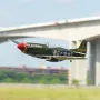 Avion de chasse télécommandé MinimumRC P51 Mustang d'une envergure de 420 mm avec train d'atterrissage rétractable et moteur