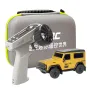 LDARC R01 1/64 2.4G RWD RC Car Micro Rock Crawler Mini Climbing Truck LED Light 3 Speed Off-Road Vehicles Models Remote Control Racing Full Proportional Toys 60 Minutes Working Time