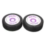 2PCS Wltoys 124019 1/12 RC Car Spare Front/Rear Tires Wheels 1826 1827 Vehicles Model Parts