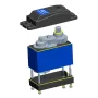 SPT5828W-180 Waterdichte borstelloze hogesnelheidsservo met 28 kg koppel, digitale servo voor RC-auto's en robots