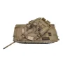 Heng Long 3918-1 7.0 US M1A2 1/16 2.4G RC Tank Pertempuran Peluncuran Inframerah RTR Kendaraan Mainan Suara Asap Model