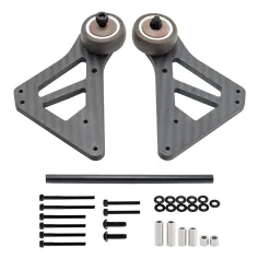 Upgraded Carbon Fiber Wheelie Bar Head Up Wheel Set for Arrma 1/7 Mojave V2 EXB RC Cars Vehicles Models Spare Parts Accessories