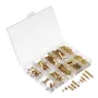 350Pcs Hexagonal Copper Column M2 Hex Nut Standoff Single Head Pillar MFF Male-Female Female For PCB Board Motherboard Spacer